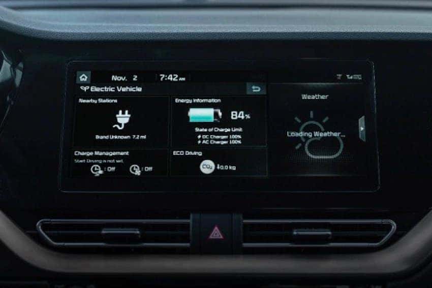 kia niro ev infotainment