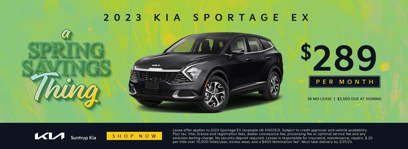 2023 Sportage EX offer