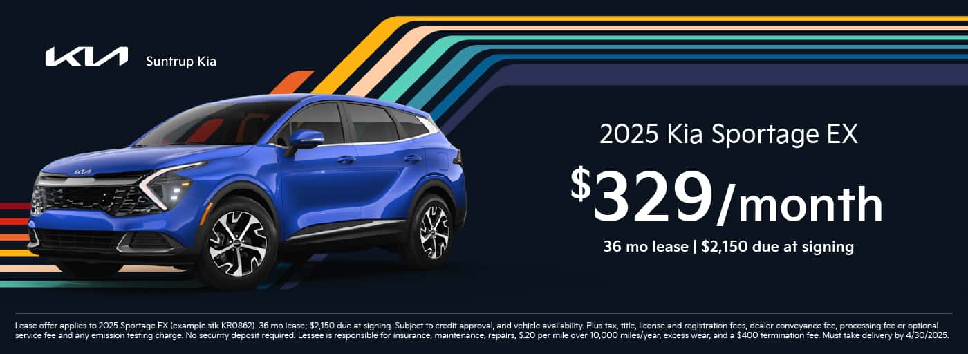 2025 Sportage EX March offer