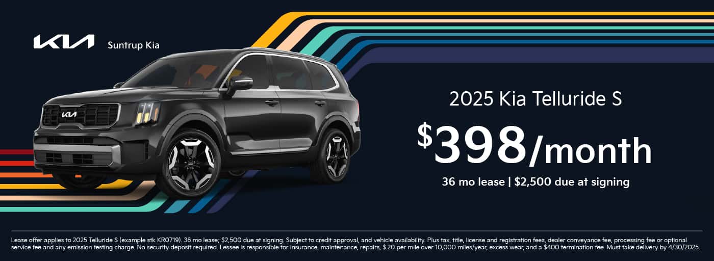 2025 Telluride S March offer