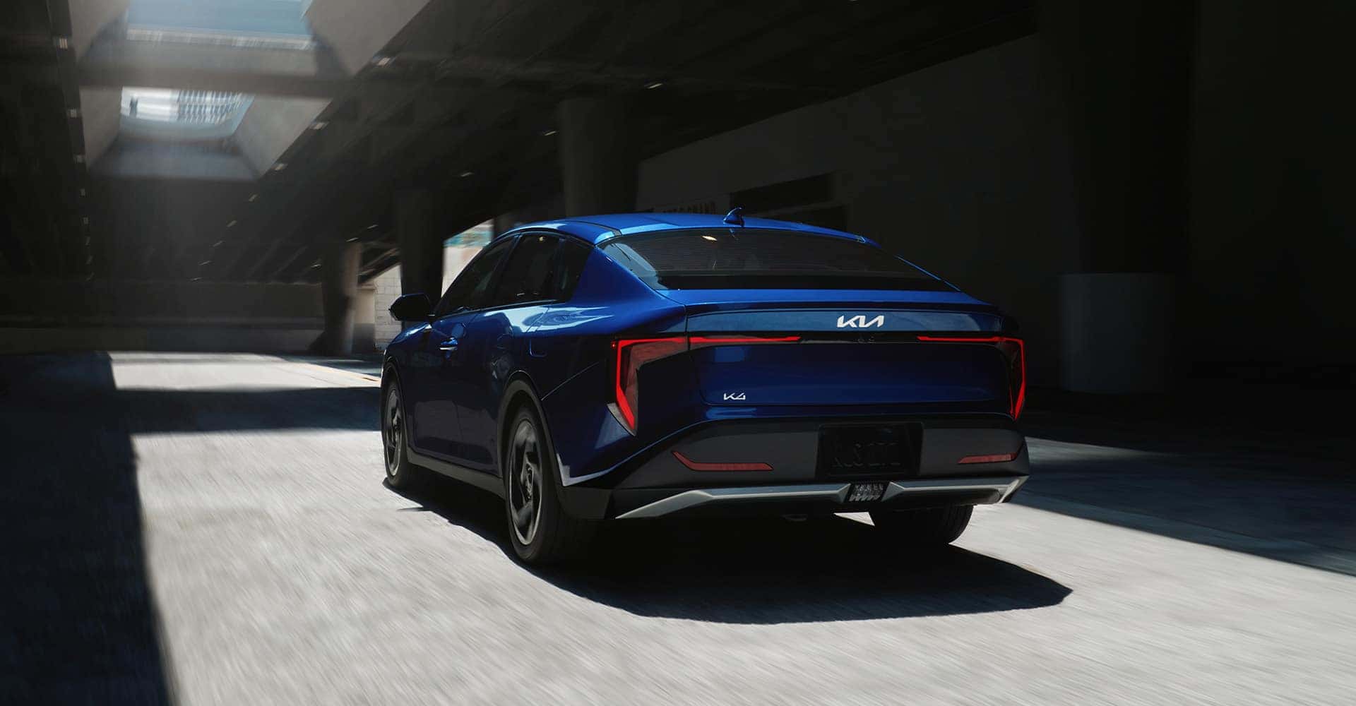 2025 KIA K4 rear drivers side view