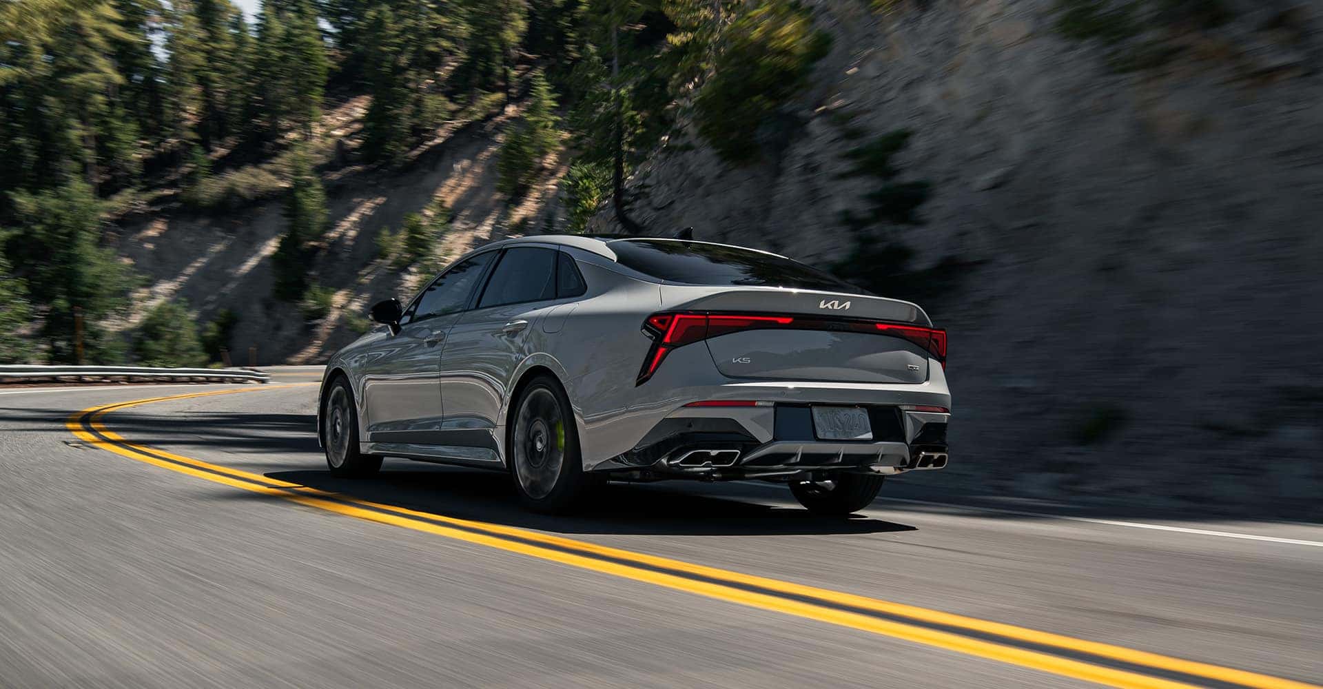 2025 KIA K5 rear drivers side on road