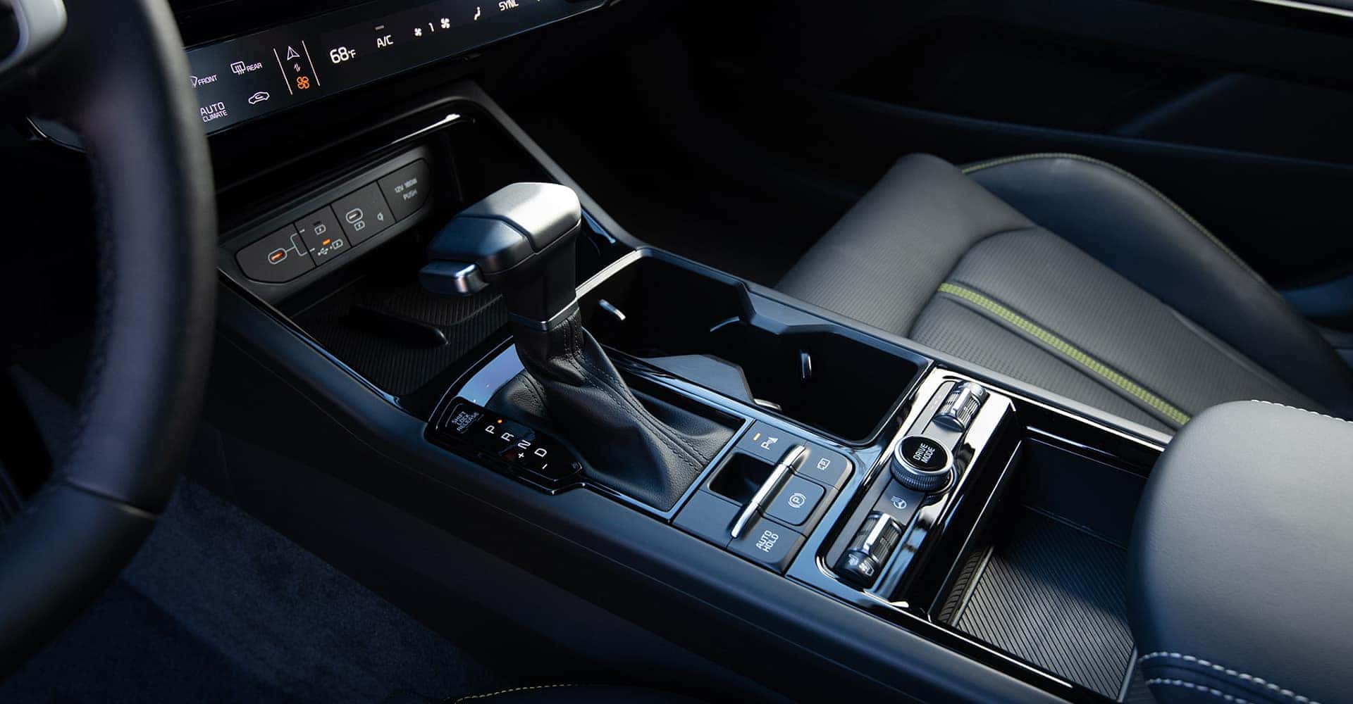 2025 KIA K5 view of shift console