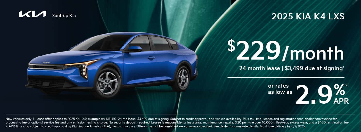 2025 K4 LXS May offer