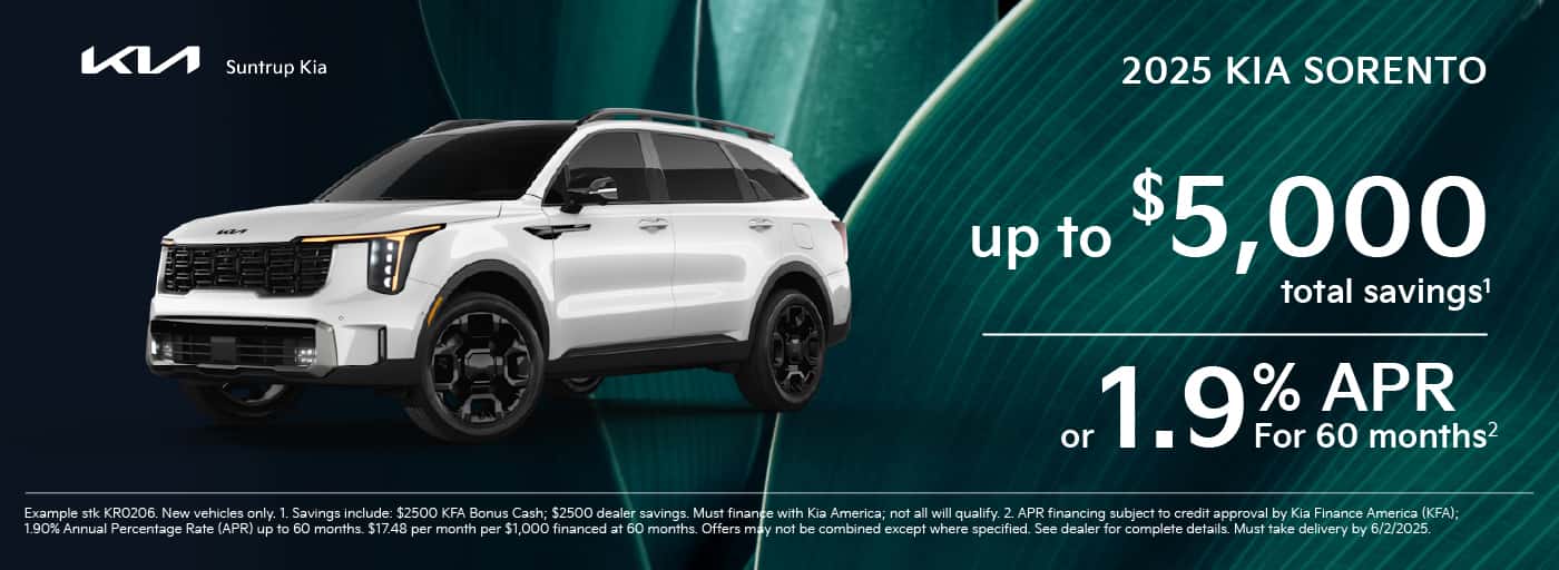 2025 Sorento May offer