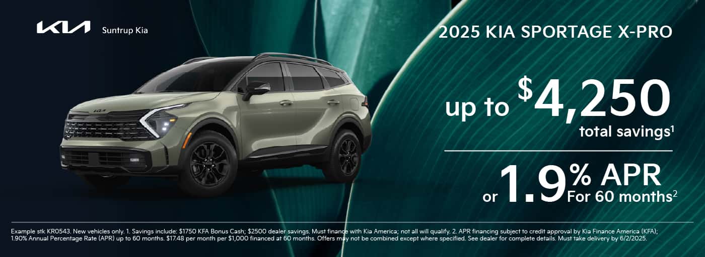 2025 Sportage May offer