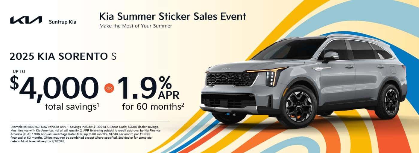 2025 Sorento June offer
