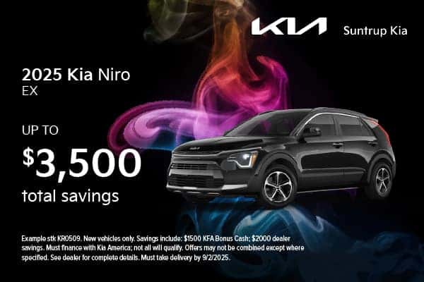 2025 Niro EX August offer