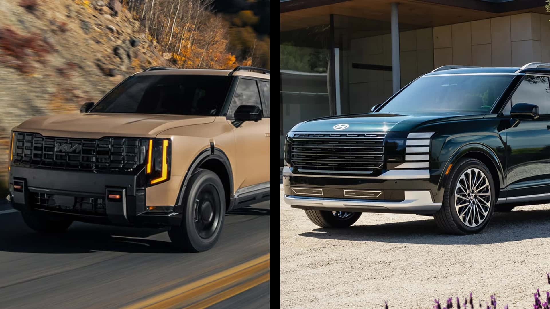2027 Kia Telluride vs Hyundai Palisade