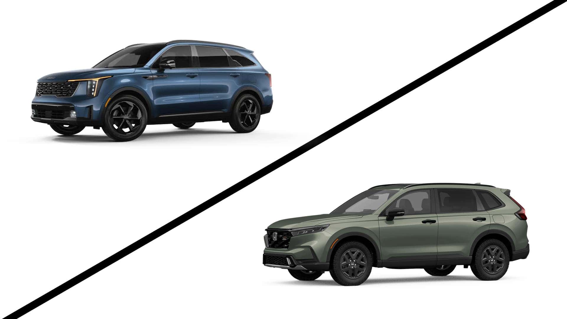 2026 Kia Sorento Hybrid vs Honda Pilot Hybrid