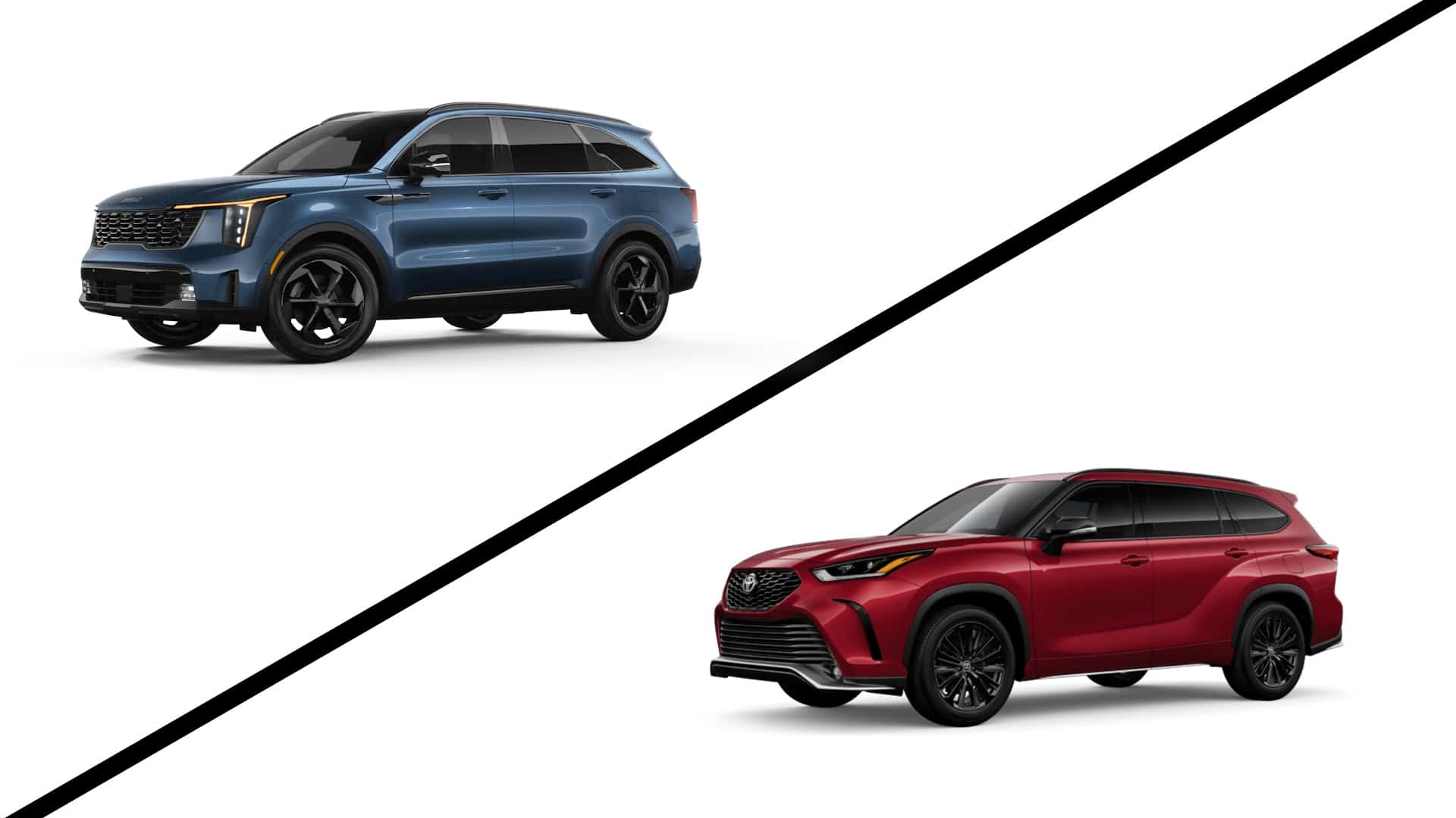 2026 Kia Sorento Hybrid vs Toyota Highlander Hybrid
