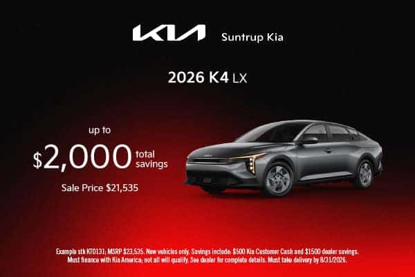 2026 K4 August offer