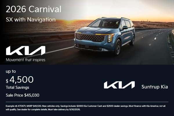 2026 Carnival September offer