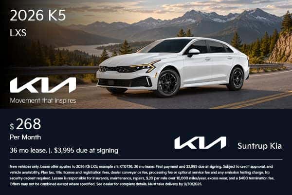 2026 K5 September offer