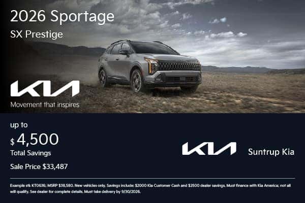 2026 Sportage September offer