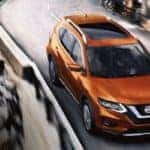 2019 nissan rogue driving on highway
