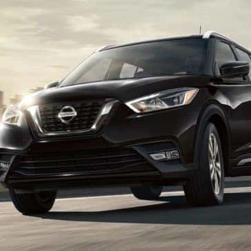 2019 Nissan Kicks driving on a highway
