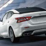 White 2020 Nissan Maxima Driving on Highway