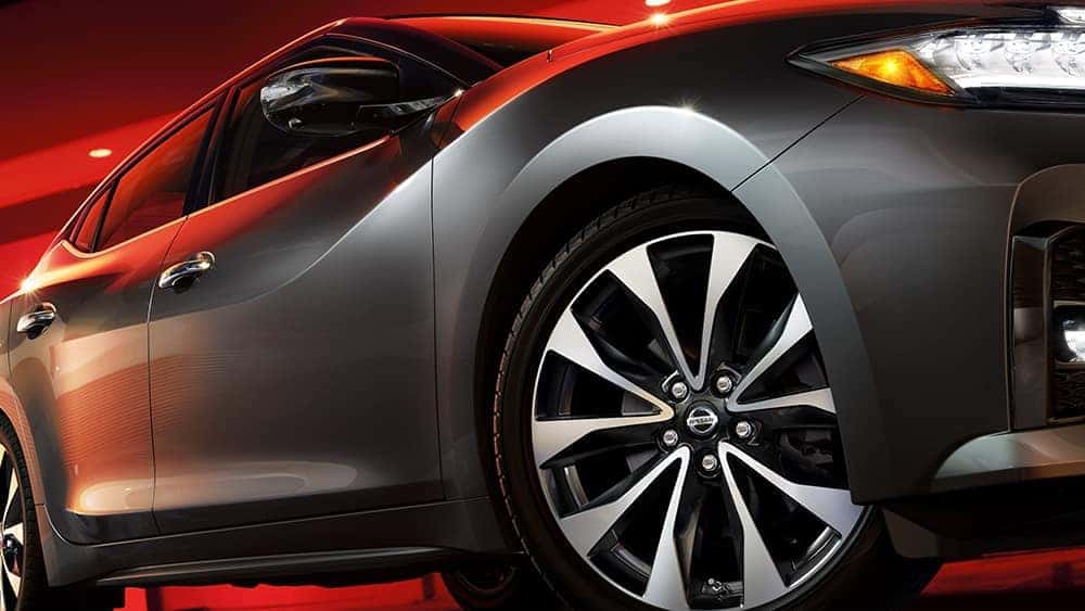 2020 Nissan Maxima wheel close up