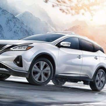 2020 Nissan Murano on a snowy road