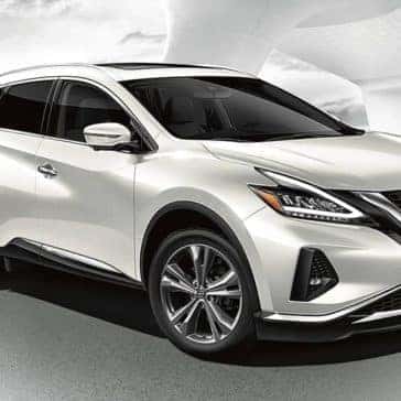 2020 Nissan Murano parked by a building in the city