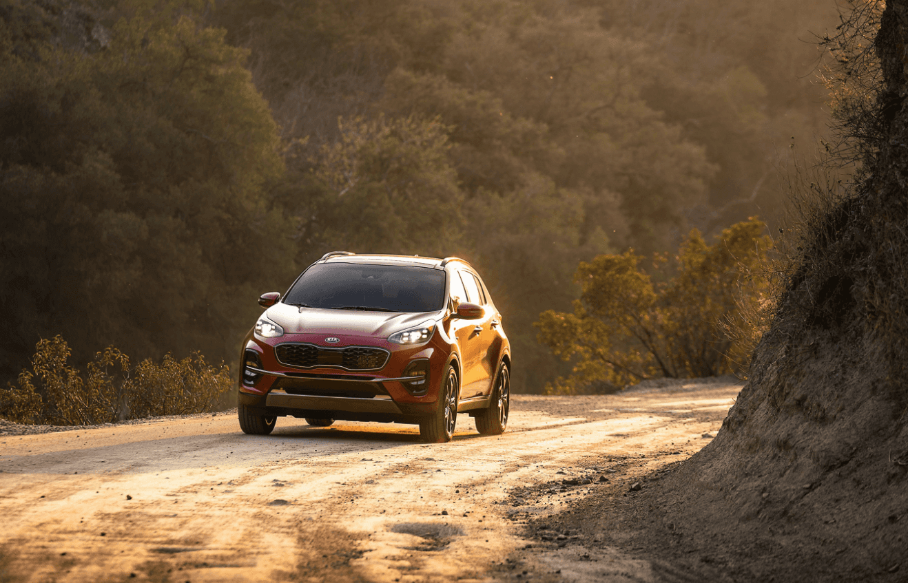 2022 kia sportage red