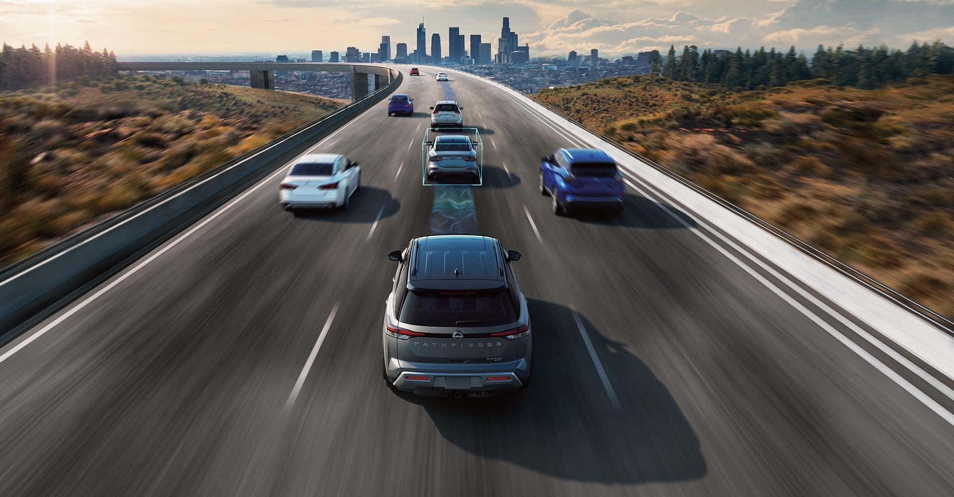 2025 Nissan Pathfinder highway lane assist