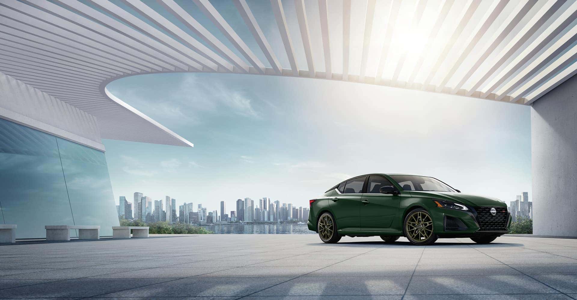 Dark Green 2025 Nissan Altima