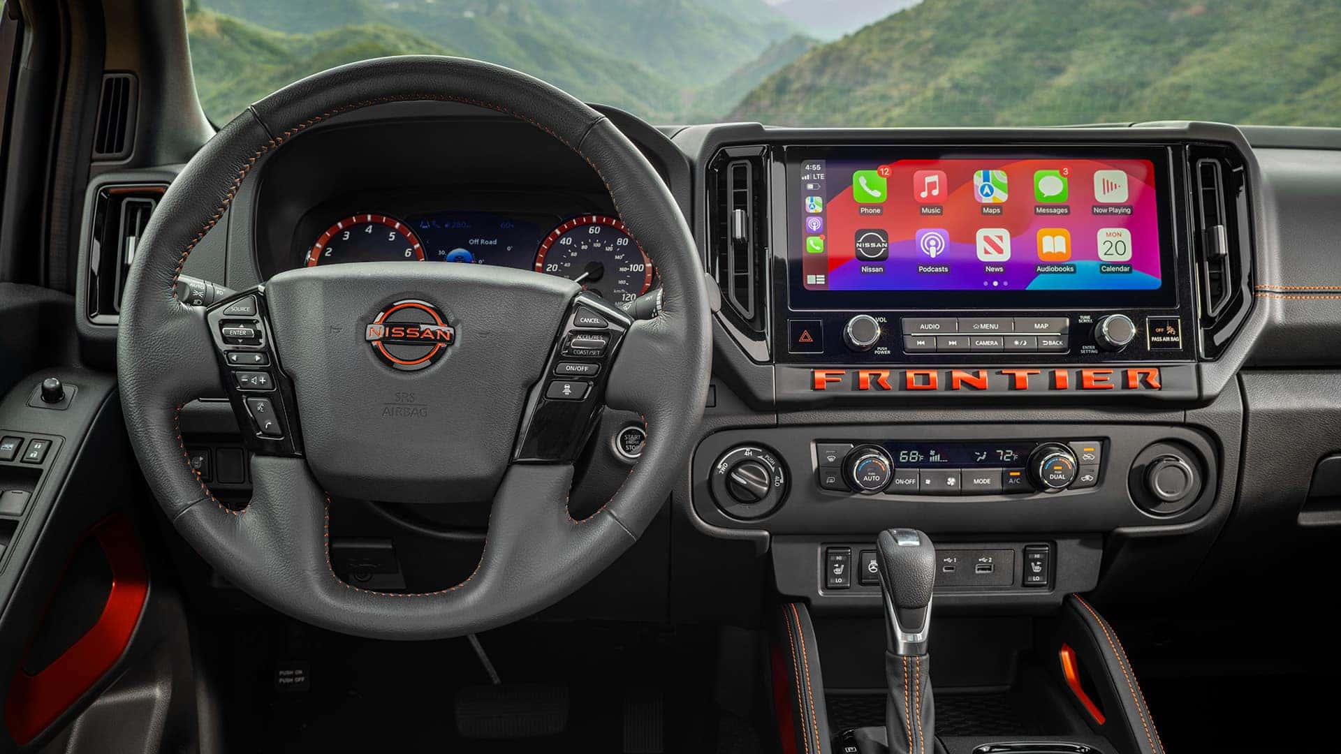Dashboard of 2025 Nissan Frontier