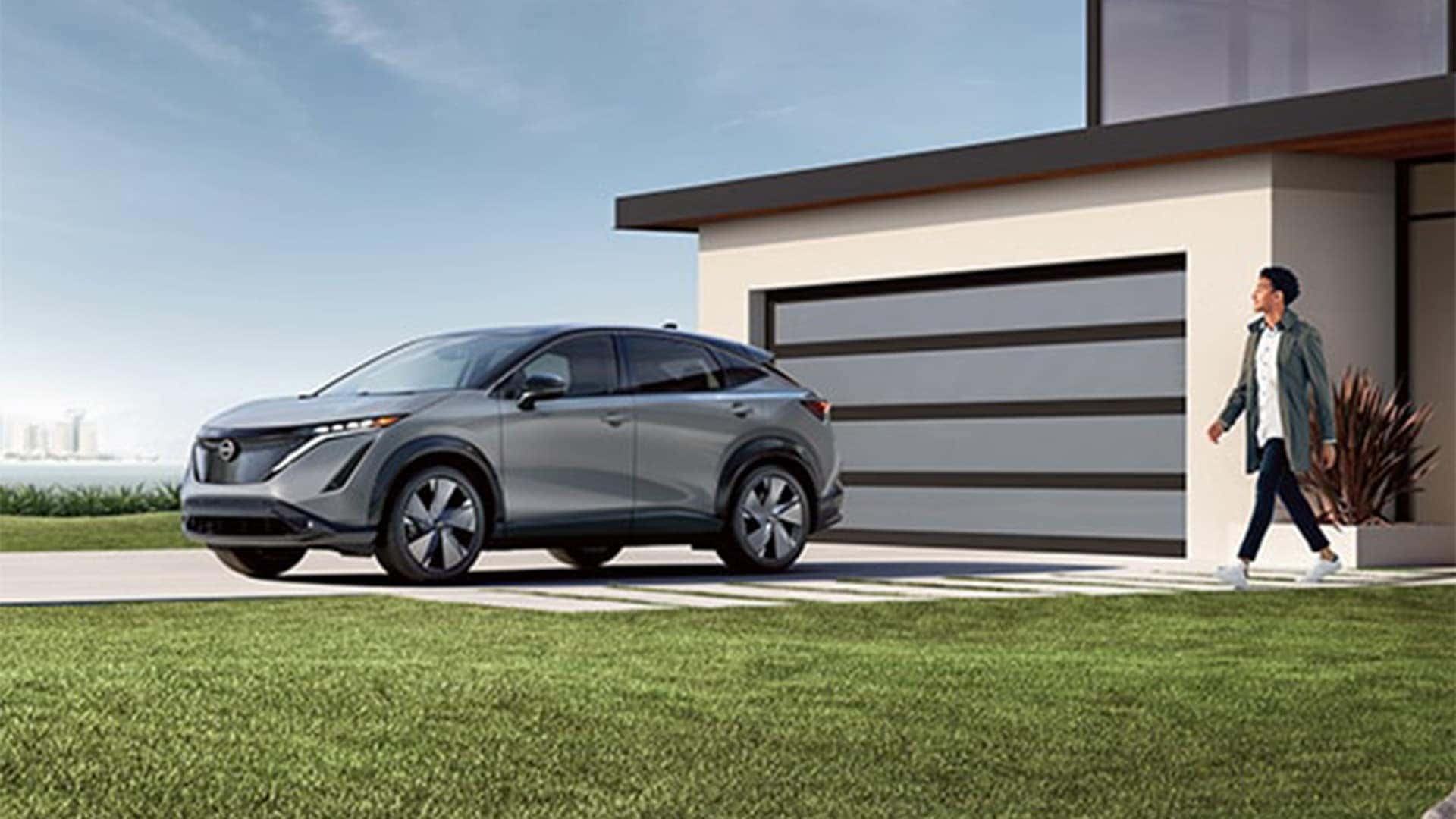 2026 Nissan Ariya Parked in Driveway
