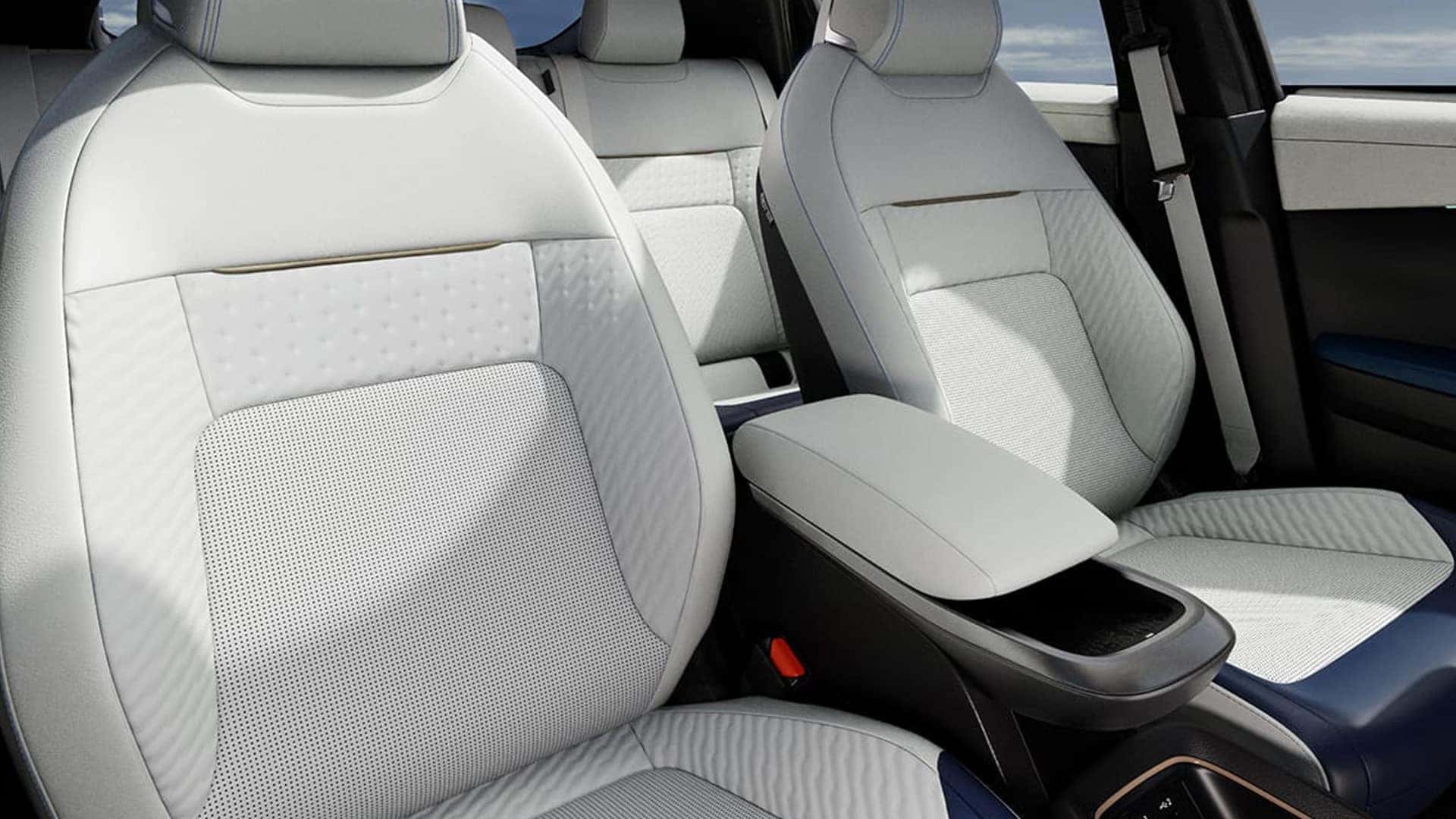 Interior seating inside of 2026 Nissan LEAF