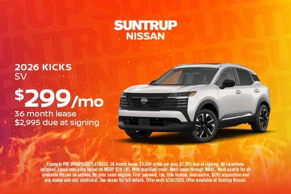 2026 Kicks June offer