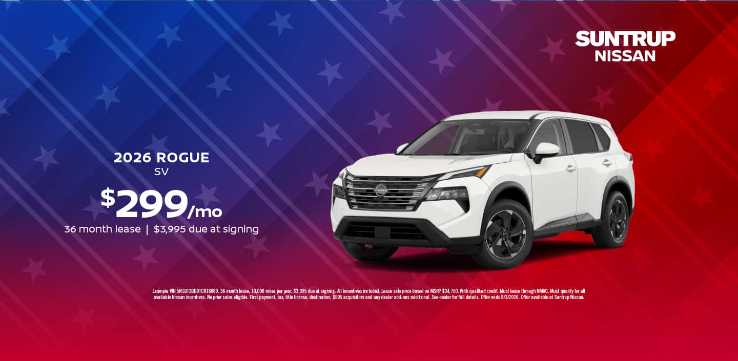 2026 Rogue SV July offer