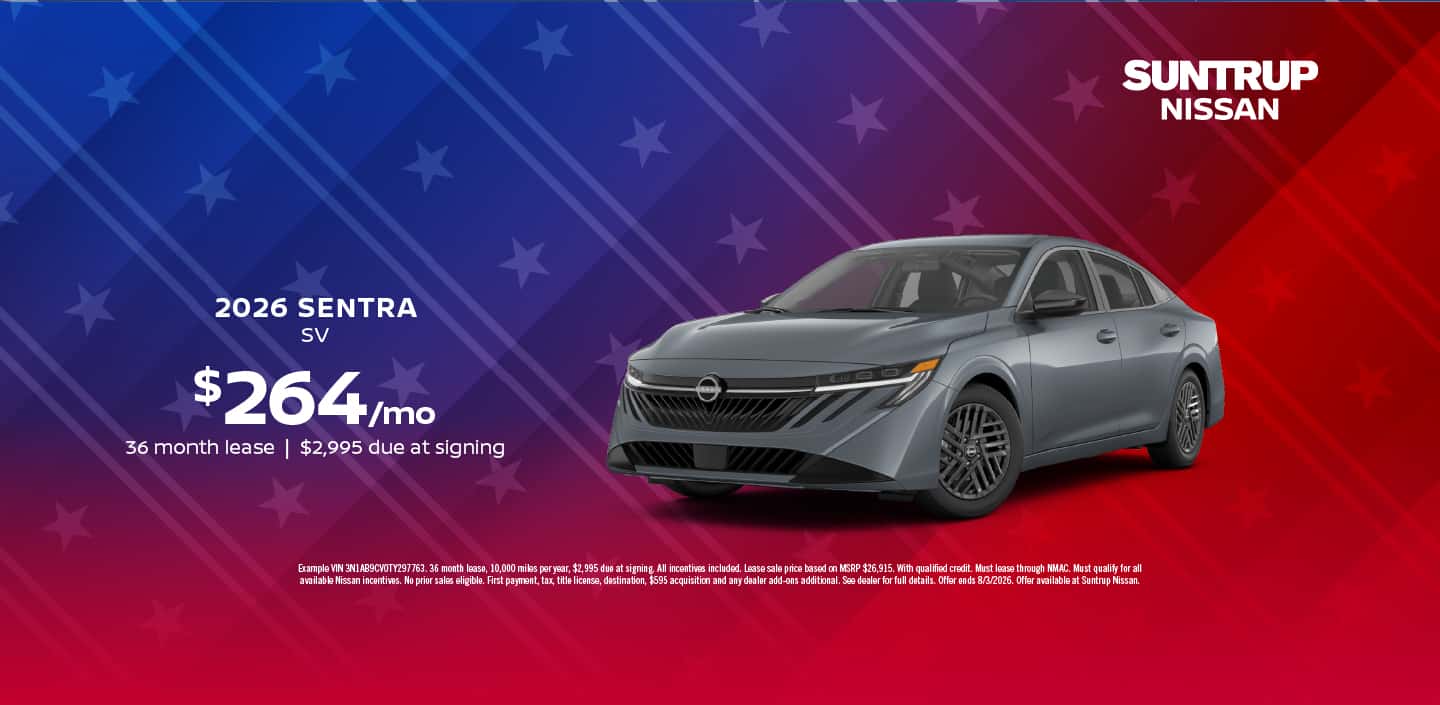 2026 Sentra SV July offer