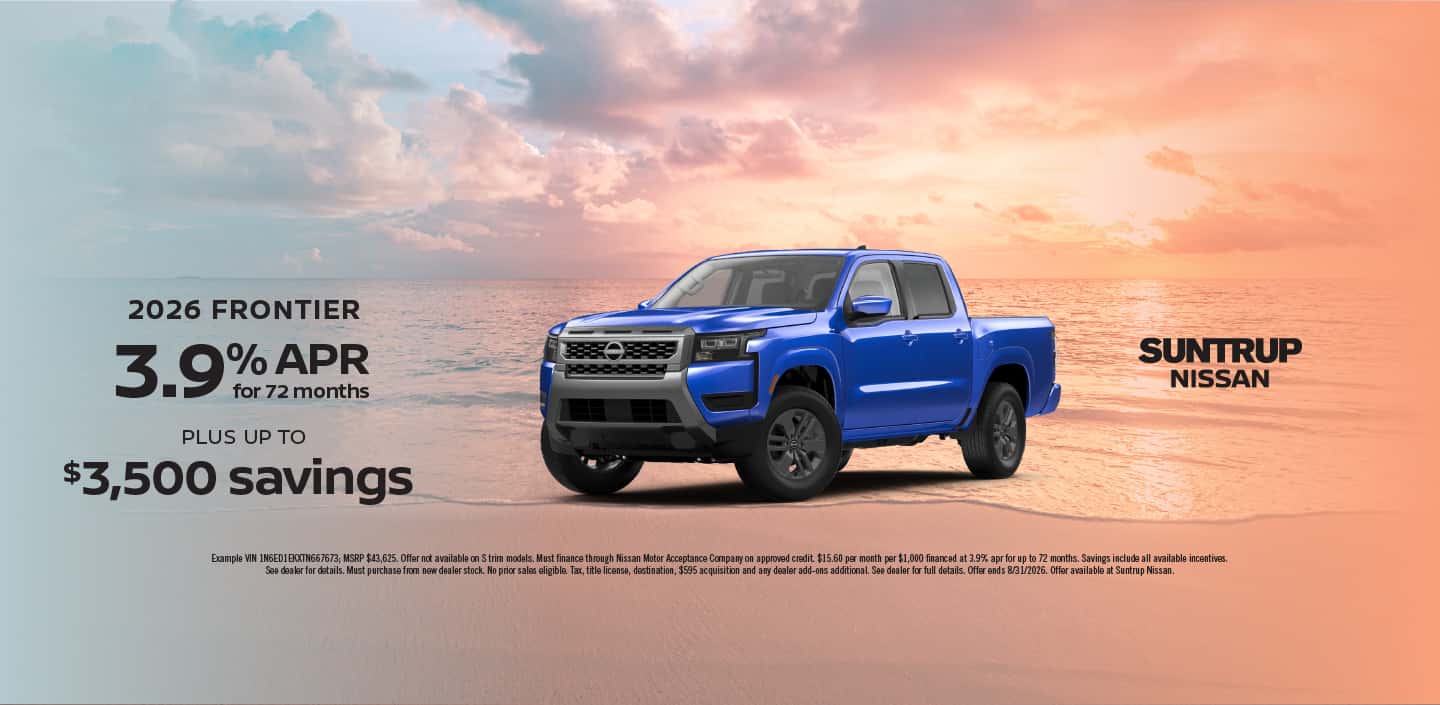 2026 Frontier August offer