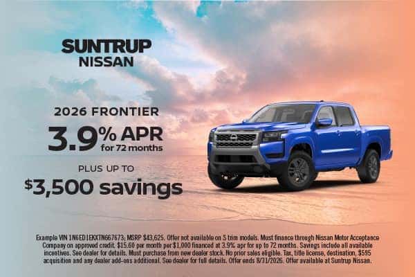 2026 Frontier August offer
