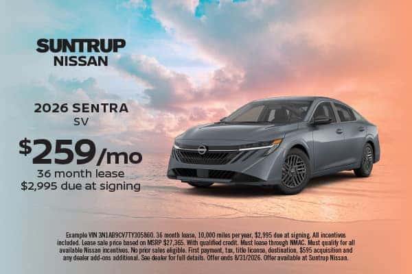 2026 Sentra August offer