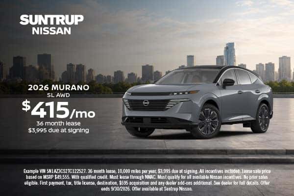 2026 Murano September offer
