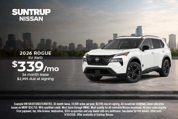 2026 Rogue September offer