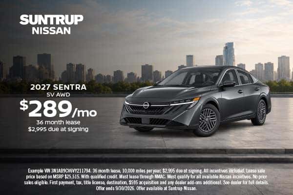 2027 Sentra September offer