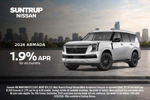 2026 Armada September offer