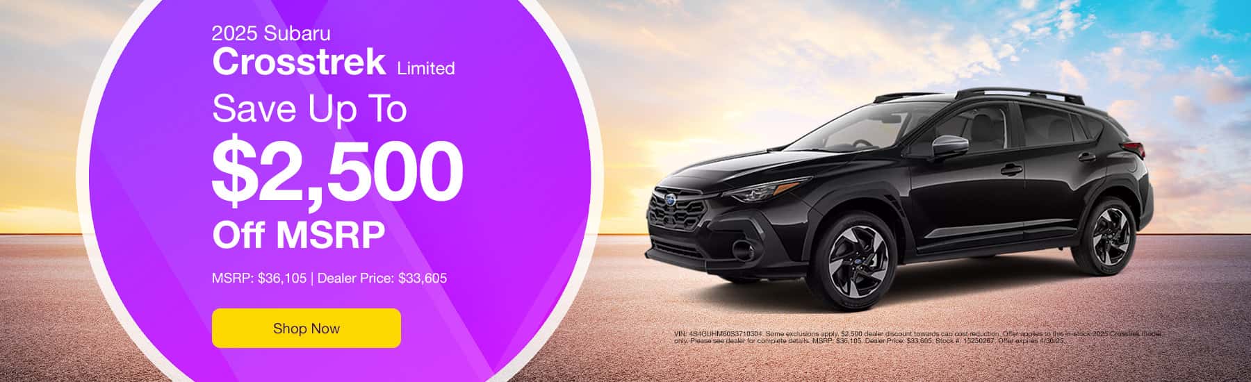 Subaru Crosstrek Special Offers