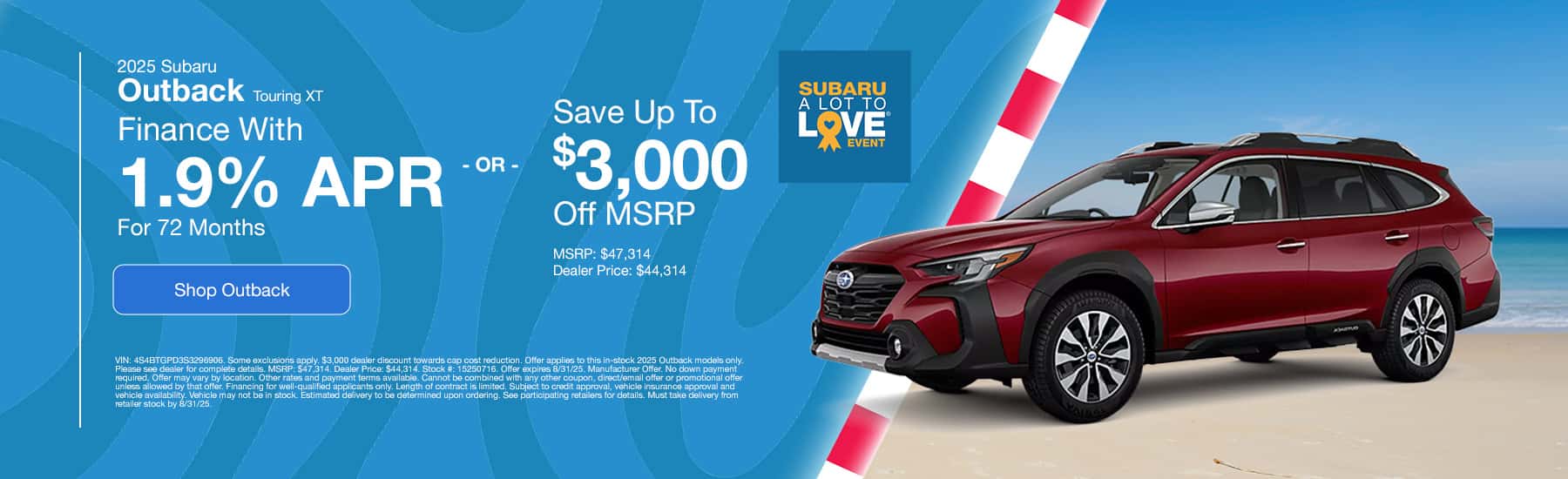 August Outback Offers
