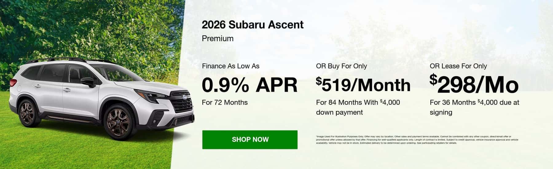 2026 Subaru Ascent