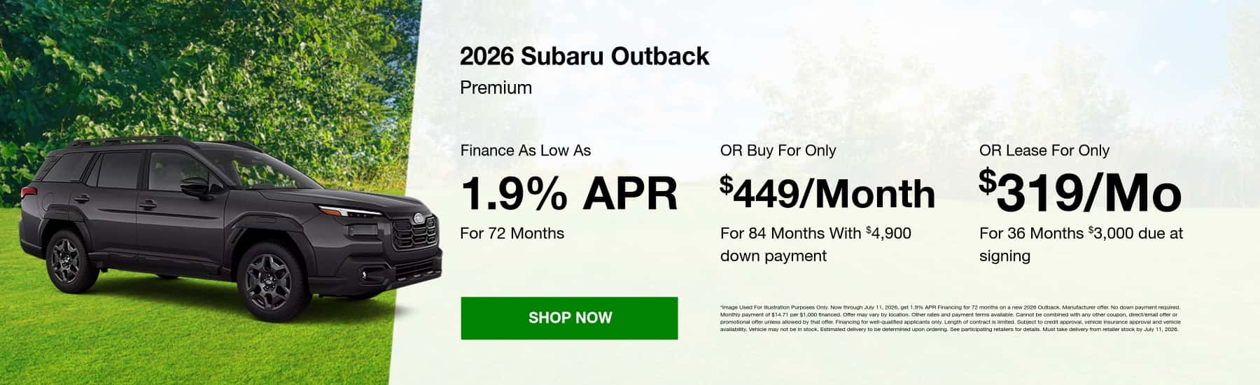 2026 Subaru Outback