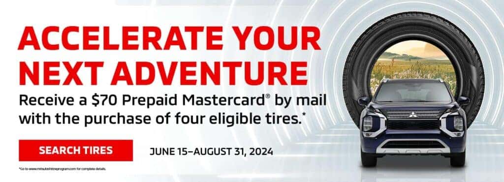 Accelerate your next adventure Prepaid Tire Discount 