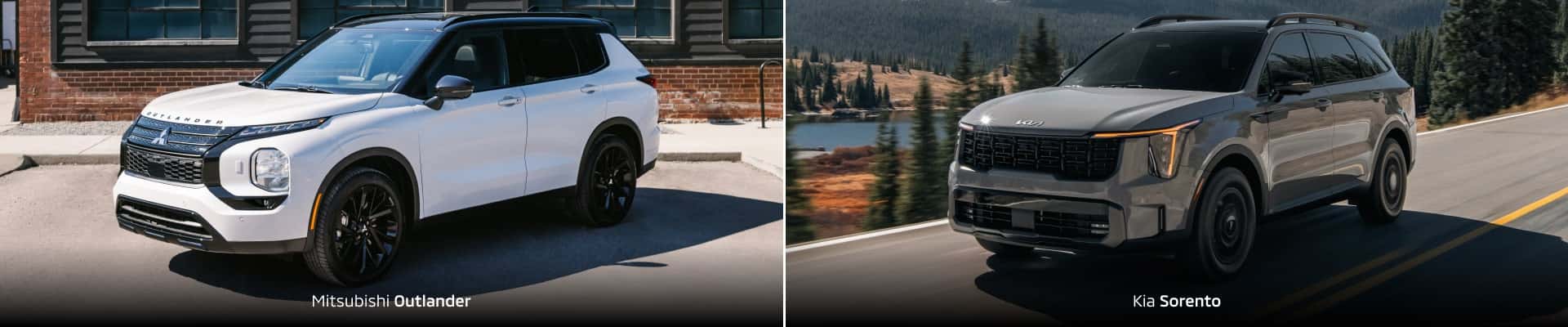 Kia Sorento vs Mitsubishi Outlander