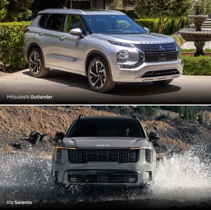 Kia Sorento vs. Mitsubishi Outlander Features