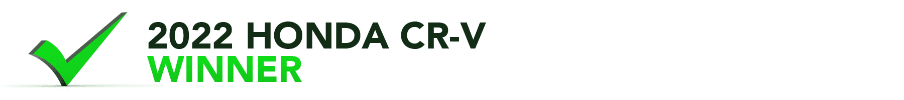 Honda CR-V vs. Subaru Outback Winner Graphic
