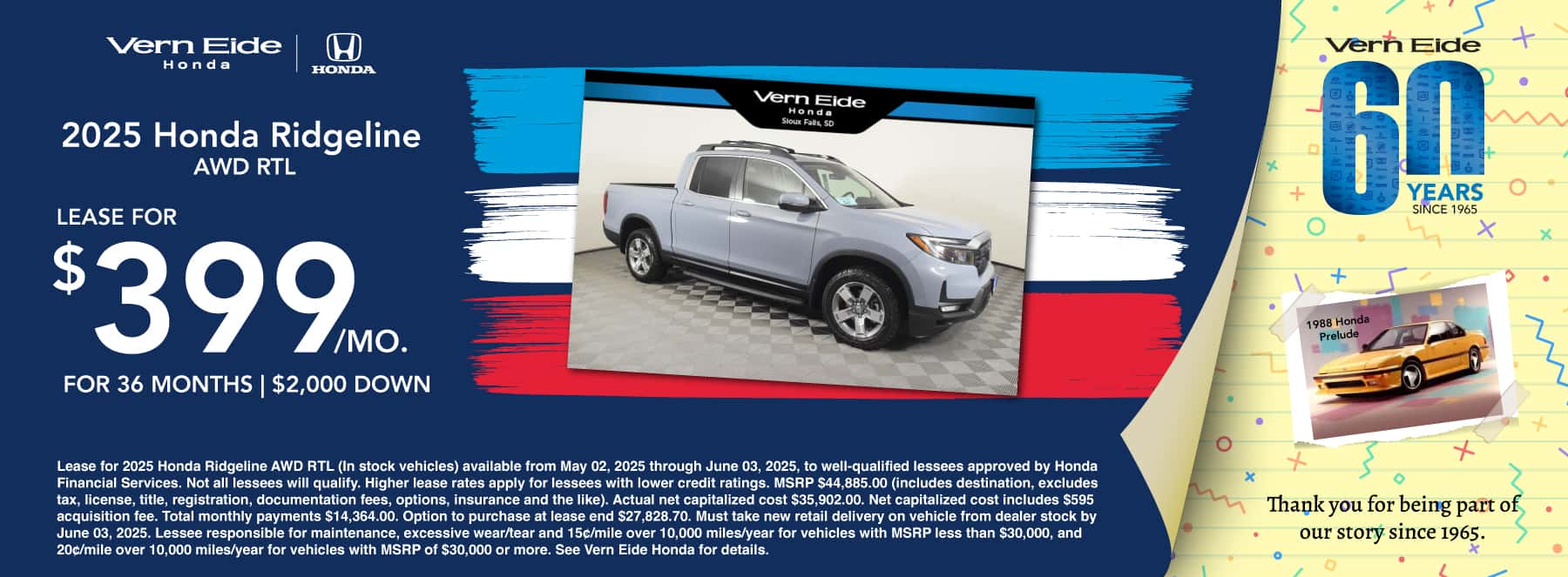 VHON25-010_May_Offer_Ridgeline_slider